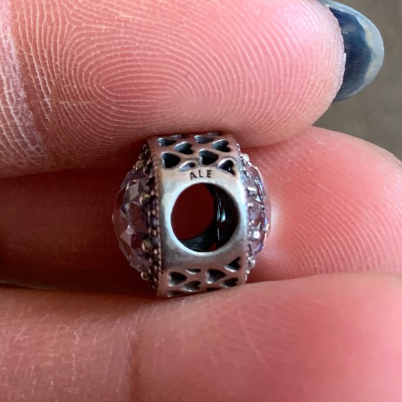Retired Pandora Multi-Color Radiant Hearts Charm, Multi-Colored Cubic Zirconia - Picture 10 of 10